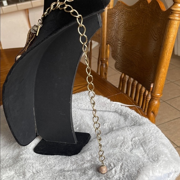 Chico's Gold and Brown Multi-Strand Necklace - Picture 5 of 7